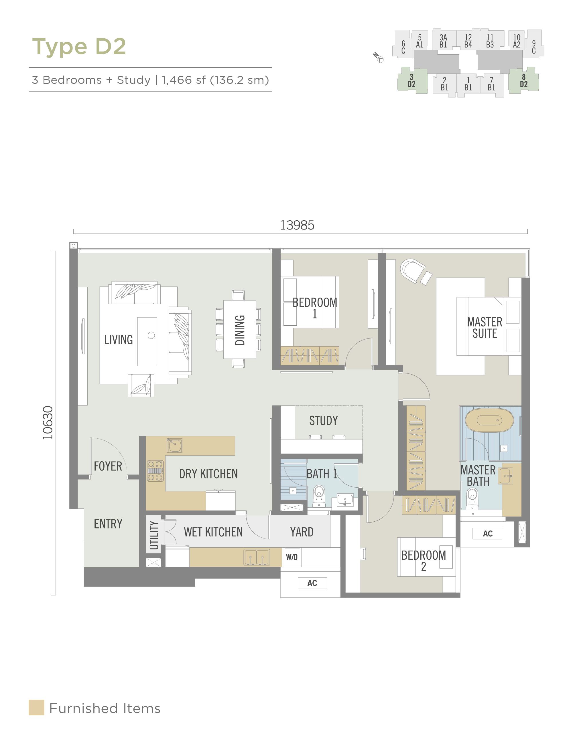 Type D|Typical Floor Plans